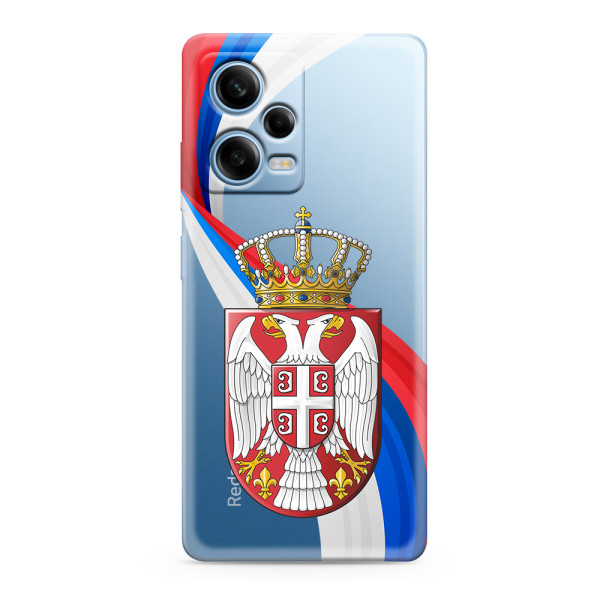 Futrola ULTRA TANKI PRINT CLEAR za Xiaomi Redmi Note 12 Pro 5G SRB12