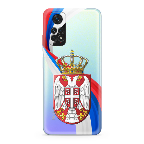 Futrola ULTRA TANKI PRINT CLEAR za Xiaomi Redmi Note 11 Global SRB12