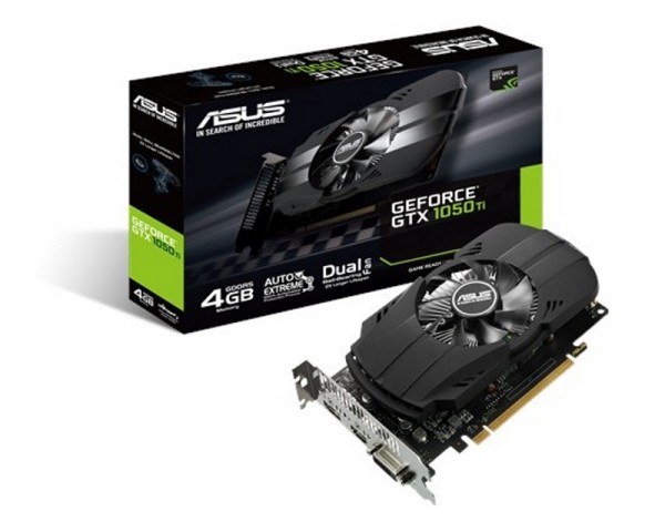 ASUS nVidia GeForce GTX 1050 Ti 4GB 128bit PH-GTX1050TI-4G