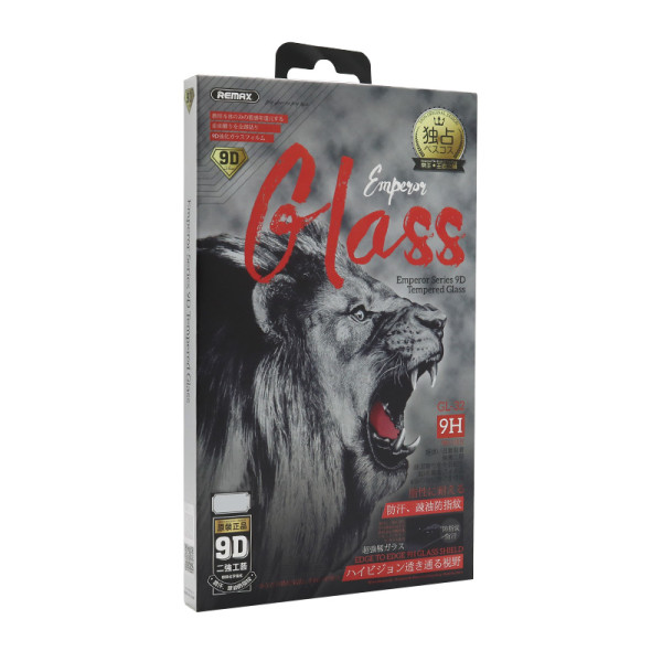 Folija za zastitu ekrana GLASS REMAX Emperor 9D GL-32 za iPhone 14 Pro crna