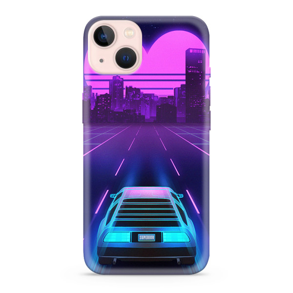 Futrola ULTRA TANKI PRINT CLEAR NEON WAVE za iPhone 13 (6.1) NW02