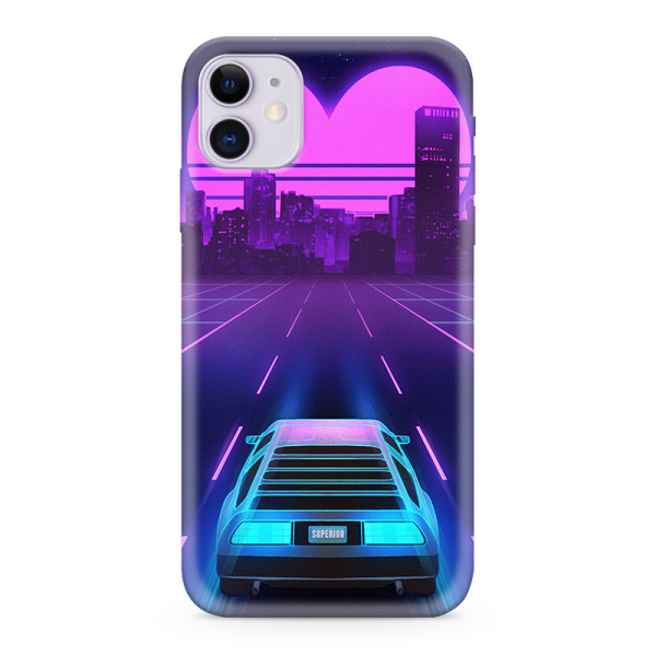 Futrola ULTRA TANKI PRINT CLEAR NEON WAVE za iPhone 11 (6.1) NW02