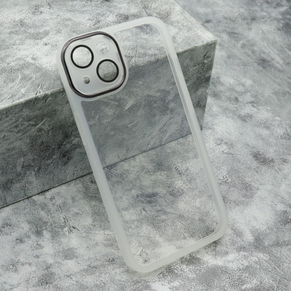 Futrola TRANSPARENT COLOR za iPhone 13 (6.1) bela