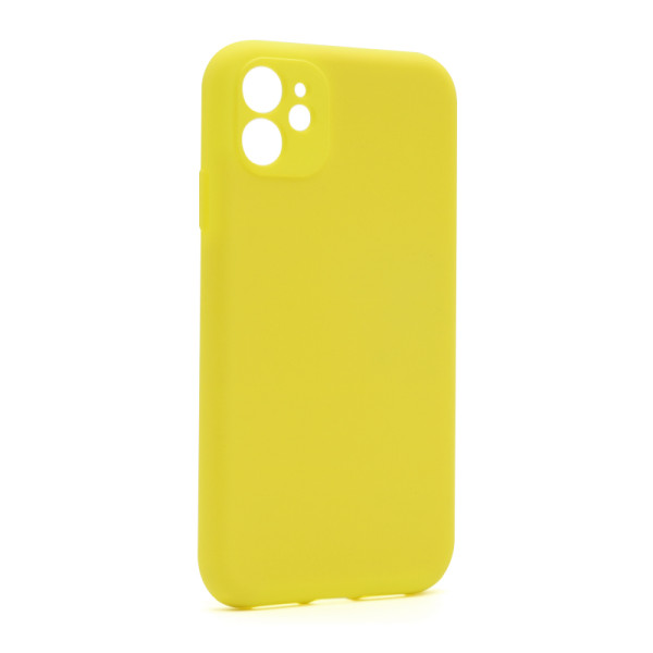 Futrola Soft Silicone za iPhone 11 (6.1) zuta