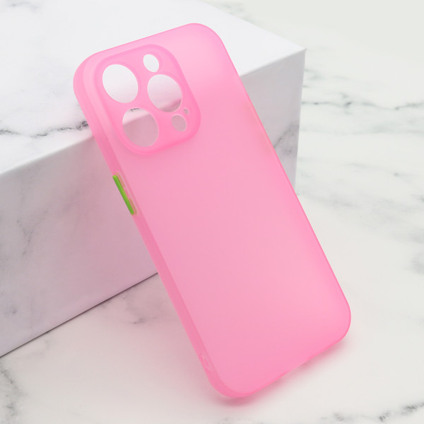 Futrola silikon BUTTONS za iPhone 14 Pro (6.1) pink