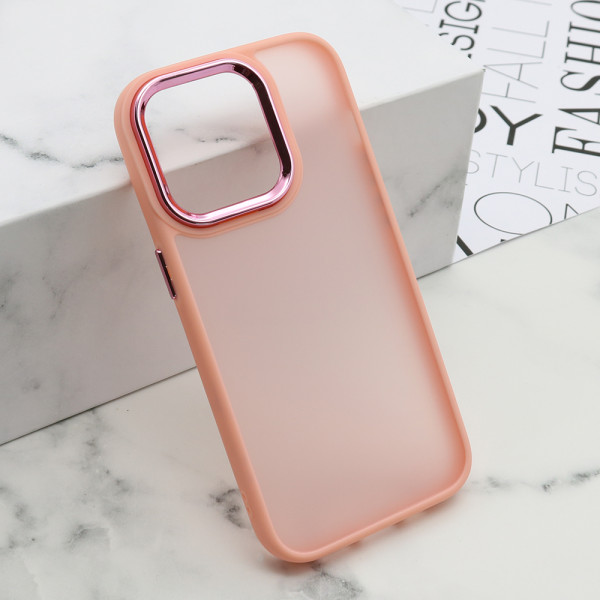 Futrola SHINING CAMERA za iPhone 15 Pro (6.1) roze