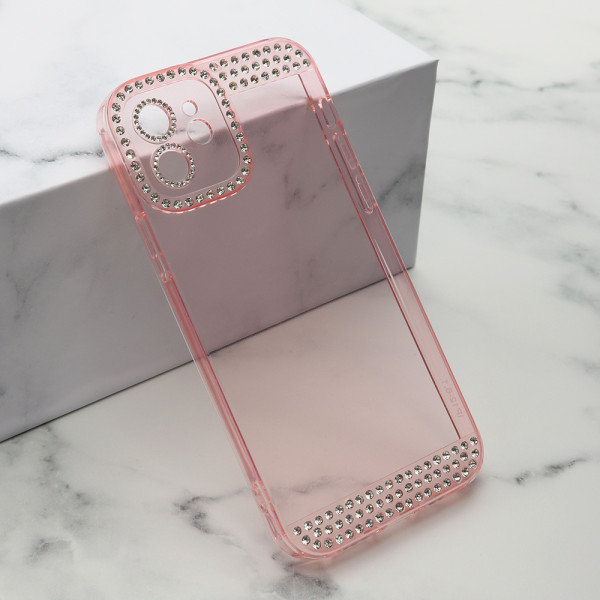 Futrola DIAMOND SIDE za iPhone 12 (6.1) roze