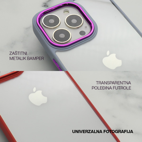 Futrola ELEGANT EDGE za iPhone 14 Plus (6.7) ljubicasta