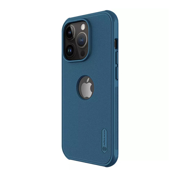 Futrola Nillkin Super Frost Pro za iPhone 15 Pro (6.1) plava (logo cut)