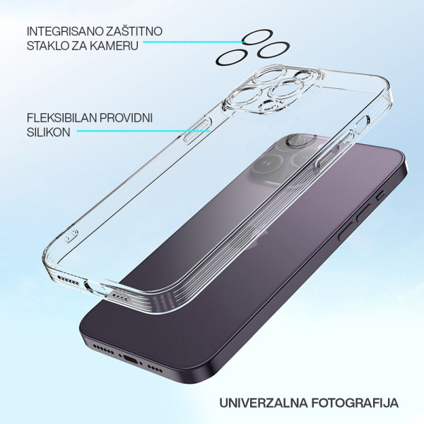 Futrola CLEAR CAMERA GLASS za Samsung A135F Galaxy A13 4G providna