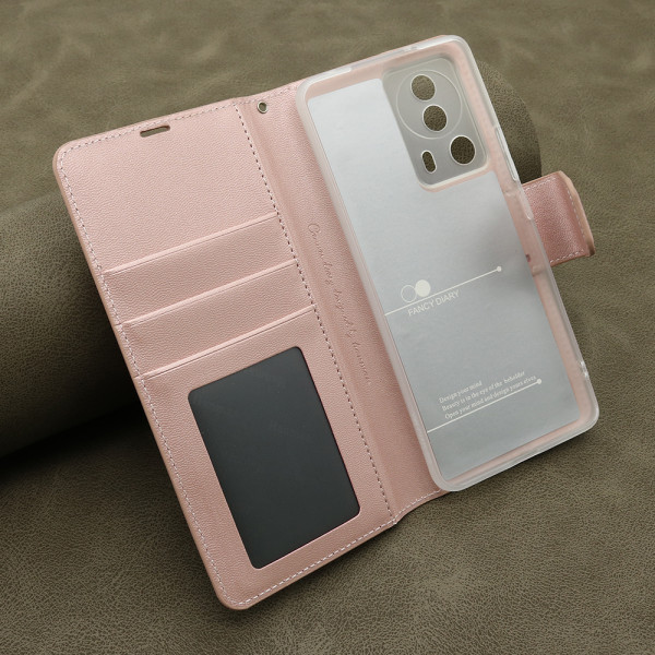 Futrola BI FOLD HANMAN II za Xiaomi 13 lite svetlo roze