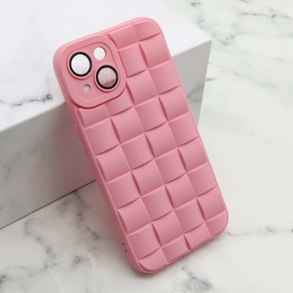 Futrola 3D WALL za iPhone 14 (6.1) roze