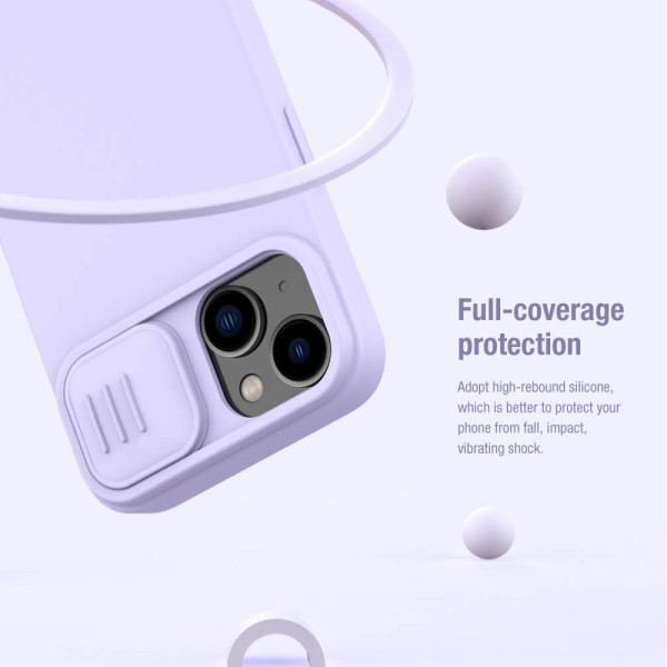 Futrola Nillkin Cam Shield Silky za iPhone 15 Plus (6.7) crna