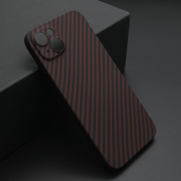 Futrola CARBON STRIPES za iPhone 14 Plus (6.7) bordo