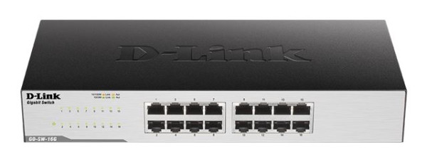 D-Link 16-port Gigabit neupravljiv switch GO-SW-16GE