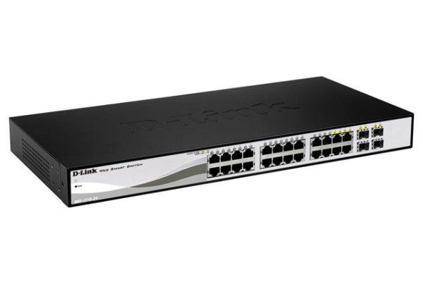 D-Link 24-ports 4SFP Combo web upravljiv Switch DGS-1210-24