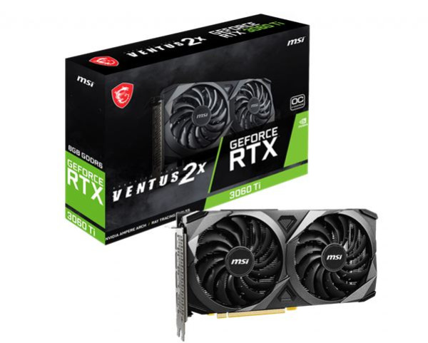 VGA MSI RTX 3060 Ti VENTUS 2X 8G OCV1 LHR