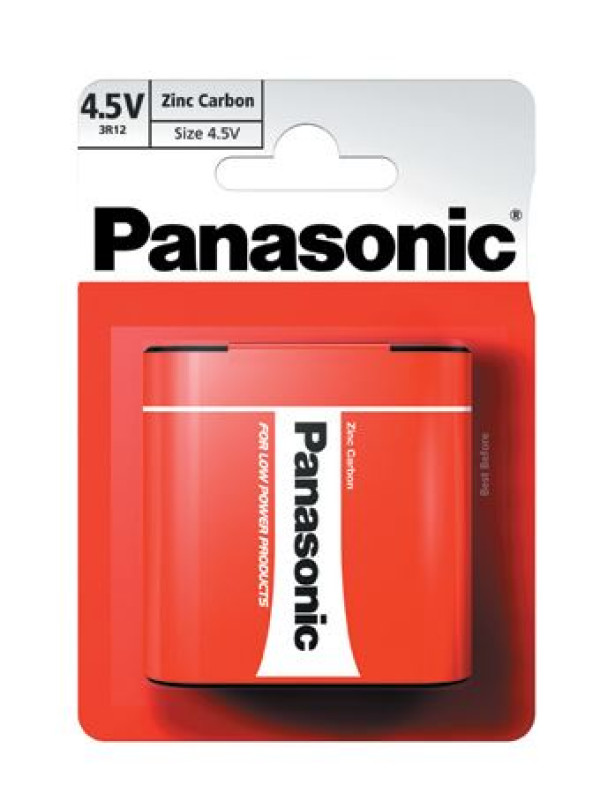 PANASONIC baterije 3R12RZ1BP Zinc Carbon