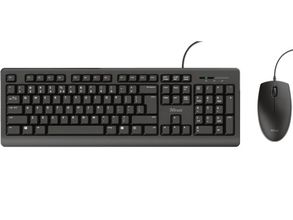 Tastatura+miš TRUST Primo žični setSRBcrna