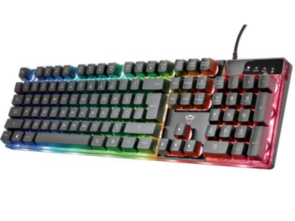 Tastatura TRUST GXT 835 AZOR žičnaRGBgamingcrna