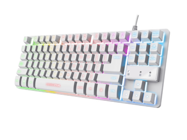 Tastatura TRUST GXT833 THADO žičnaRGBgamingbela