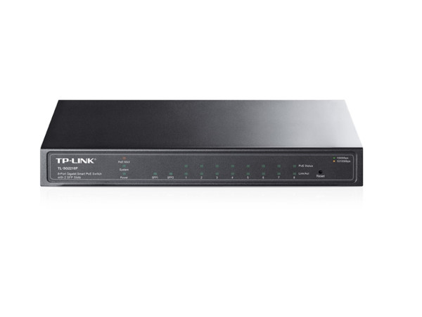 Switch TP-LINK TL-SG2210P(T1500G-10PS) Gigabit10x RJ451GbpsSmart8x POE+Desktop metalno kuciste