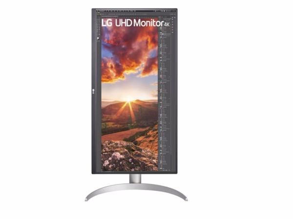 Monitor LG 27UP85NP-W 27''IPS3840x216060Hz5ms GtGHDMIx2,DP,USBFreesyncpivot,visinasrebrna