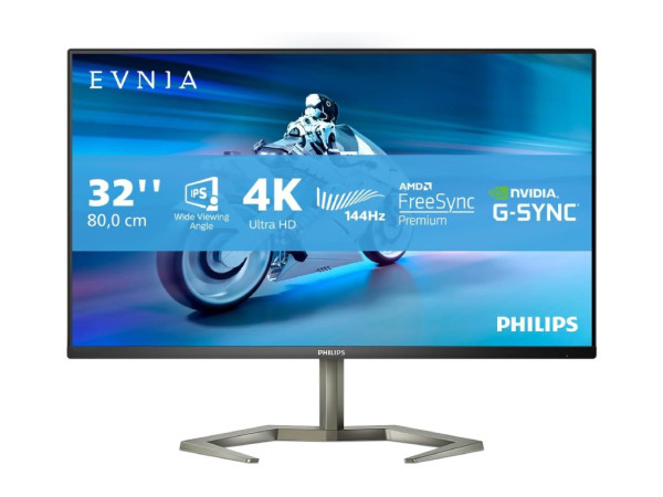 Monitor PHILIPS 32M1N5800A00 31,5''IPS3840x2160144Hz1ms GtGHDMIx2,DPx2,USBfreesyncPivotcrna