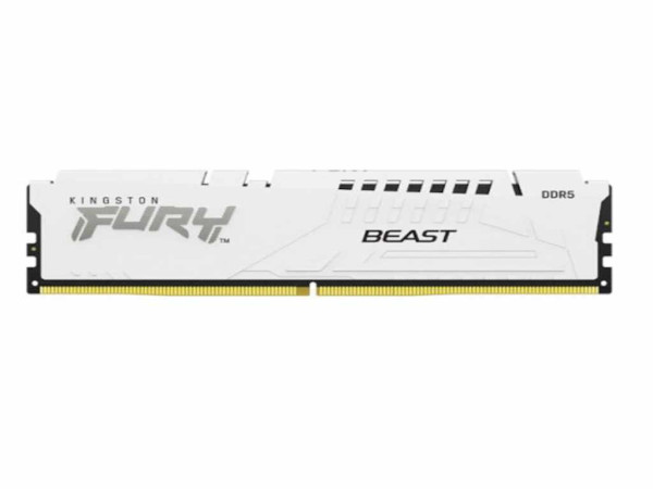 Memorija KINGSTON 16GBDIMMDDR55200MHzCL40FURY Beast White XMP