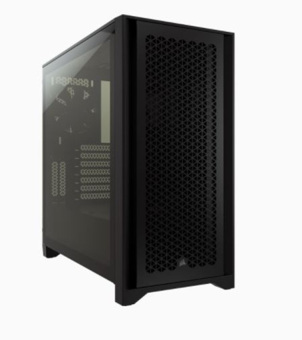 Kućište CORSAIR 4000D AIRFLOW Mid-TowerATXkaljeno staklobez napajanjacrna