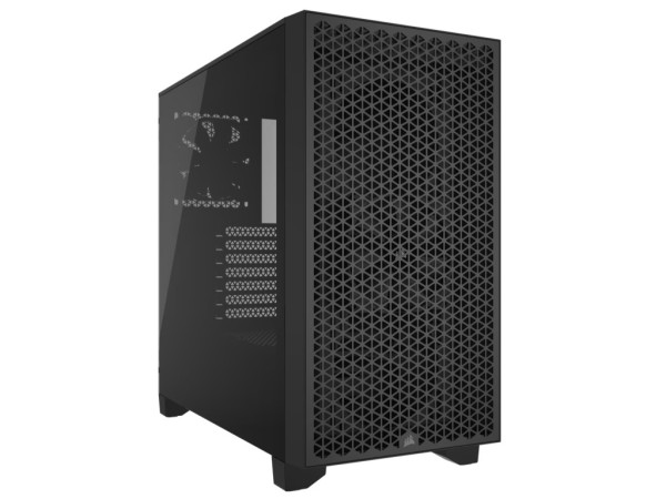 Kućište CORSAIR 3000D AIRFLOW Mid-TowerGamingATXkaljeno staklobez napajanjacrna