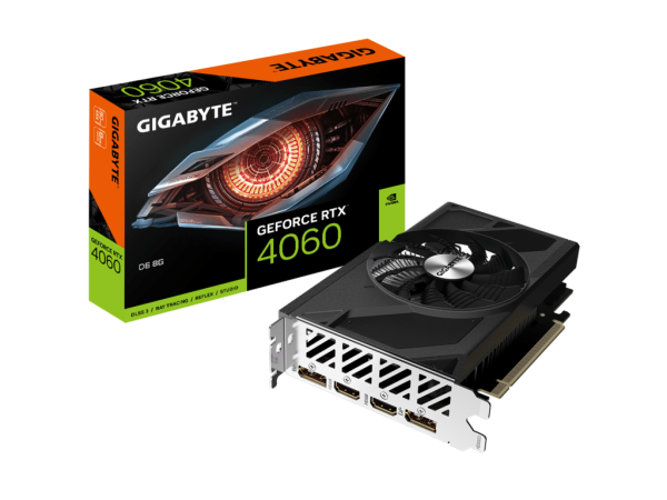 Grafička karta GIGABYTE RTX 4060 GV-N4060D6-8GD NVD8GBGDDR6128bitcrna