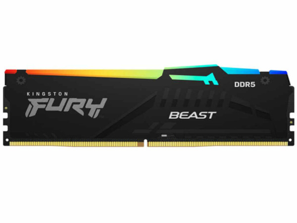 Memorija KINGSTON 16GBDIMMDDR56800MHzCL34FURY Beast RGB XMP