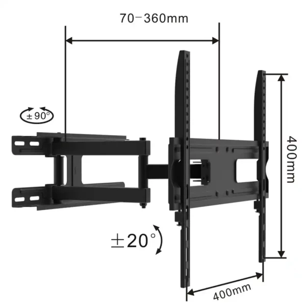 Nosač za TV Linkom 32-55max vesa 400x40045kgzglobni