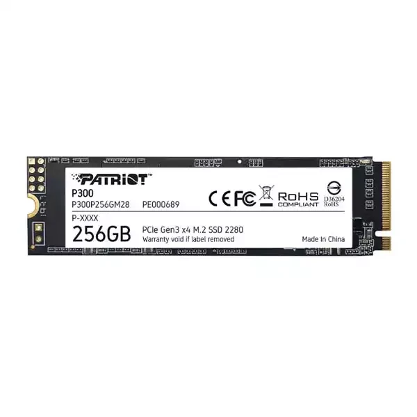 SSD M.2 NVMe 256GB Patriot P300 1700MBs1100MBs P300P256GM28