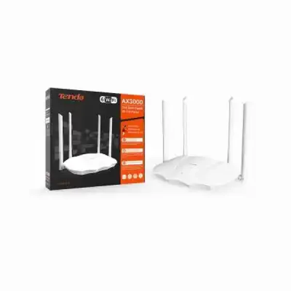 Wireless Ruter Tenda TX9 AX3000 Wi-Fi 6 OFDMA+MU-MIMO 4x6dBi2,4GHz&5GHz1WAN3LAN