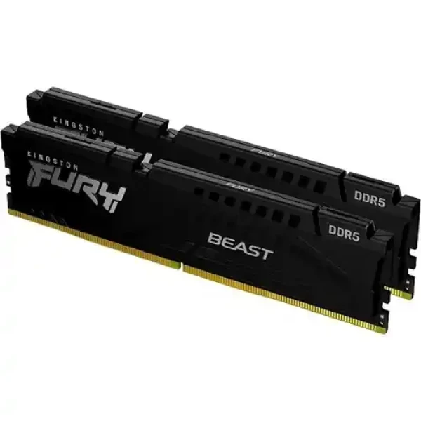 Memorija DDR5 32GB (2x16) 6400MHz Kingston Fury Beast KF564C32BBK2-32