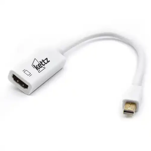 Adapter konverter Mini Displayport - HDMI MF MDP2H-K10 Kettz 1080p