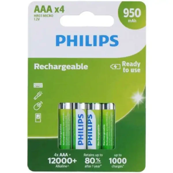 Punjiva baterija Philips AAA NiMH 1.2V 950mAh 14