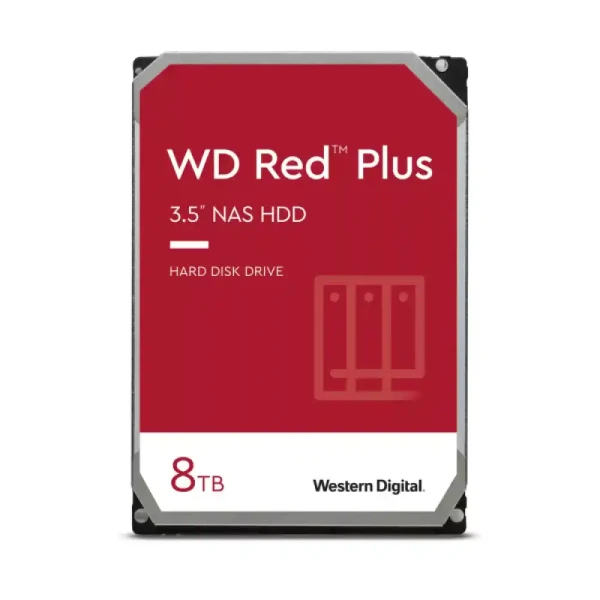 Hard disk 8TB Western Digital 256MB WD80EFPX Red Plus