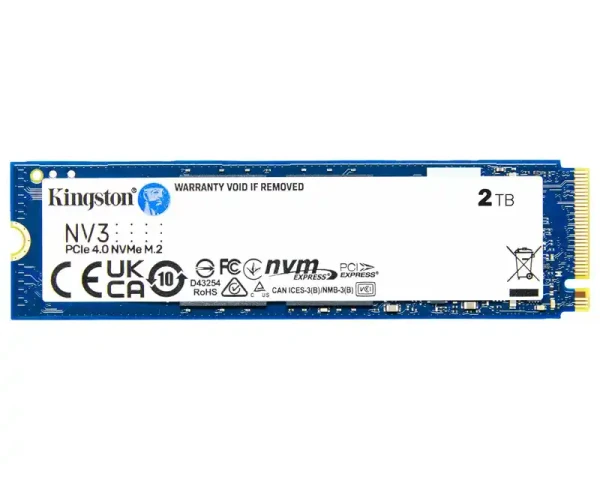 SSD M.2 NVME 2TB Kingston SNV3S2000G 6000MBs5000MBs