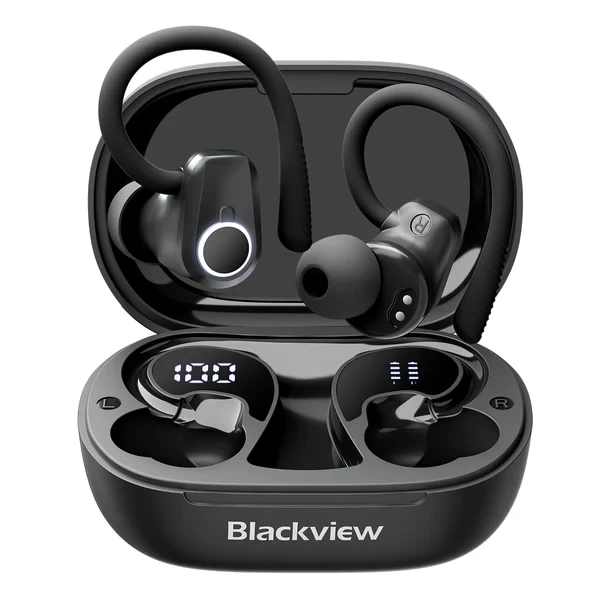 Bežične slušalice sa zakačkom za uši Blackview AirBuds 60 BlackBT 5.3USB Type-CIPX4