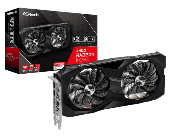 ASROCK AMD Radeon RX 6600 8GB 128bit RX 6600 Challenger D 8G grafička karta