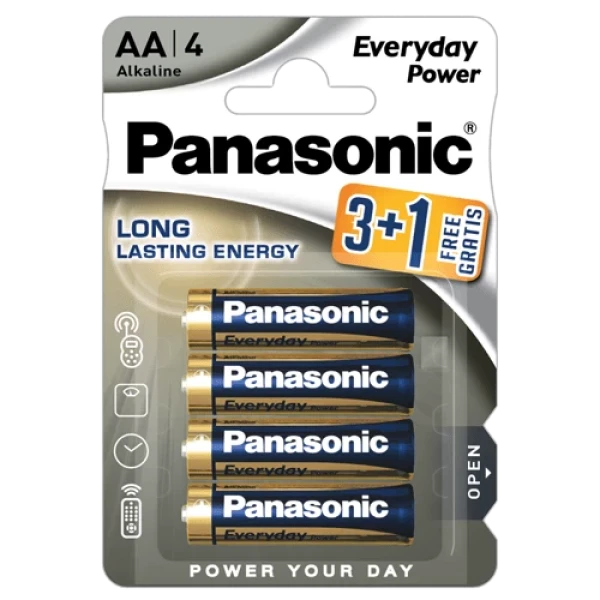 Panasonic baterije LR6EPS/4BP-AA Alkaline Every 4 komada