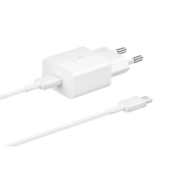 Samsung punjač 15W Type-C + kabel Type-C ( EP-T1510 ) bela