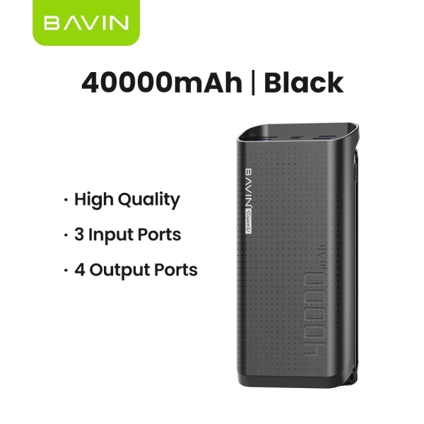 Bavin Power Bank 40000mAh crna