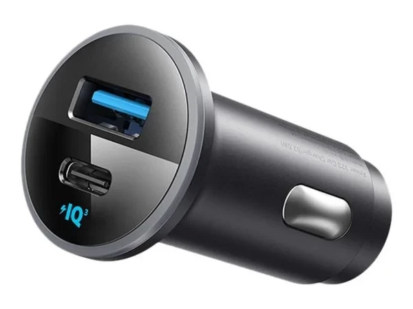 Anker autopunjač 52,5W Usb A+Type C crna