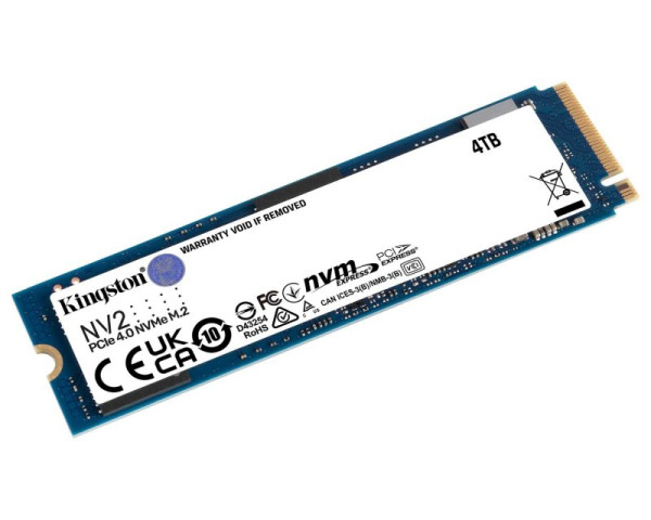 KINGSTON 4TB M.2 NVMe SNV2S4000G NV2 series SSD 