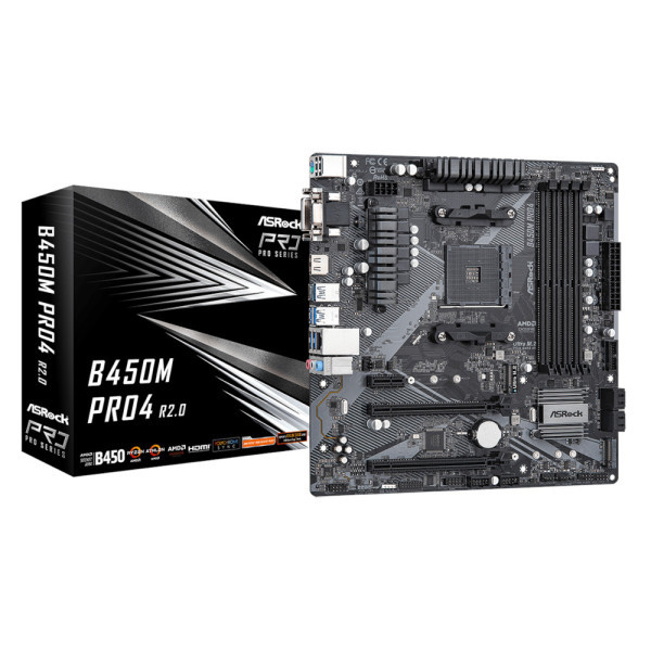 MB AM4 AsRock B450M PRO4 R2.0