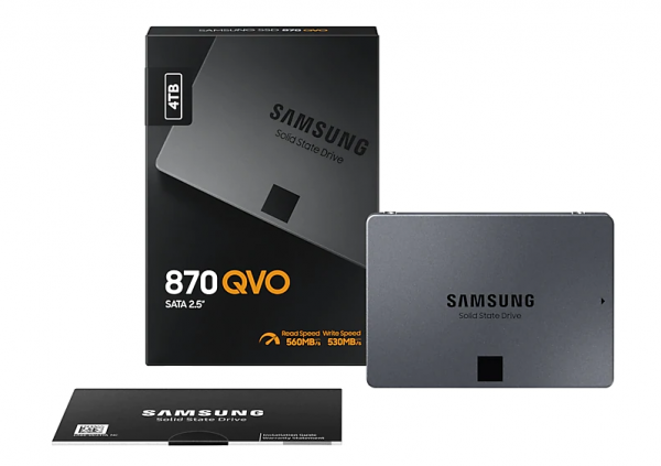 SSD 2.5'' SATA 4TB Samsung 870 QVO 560530MBs, MZ-77Q4T0BW